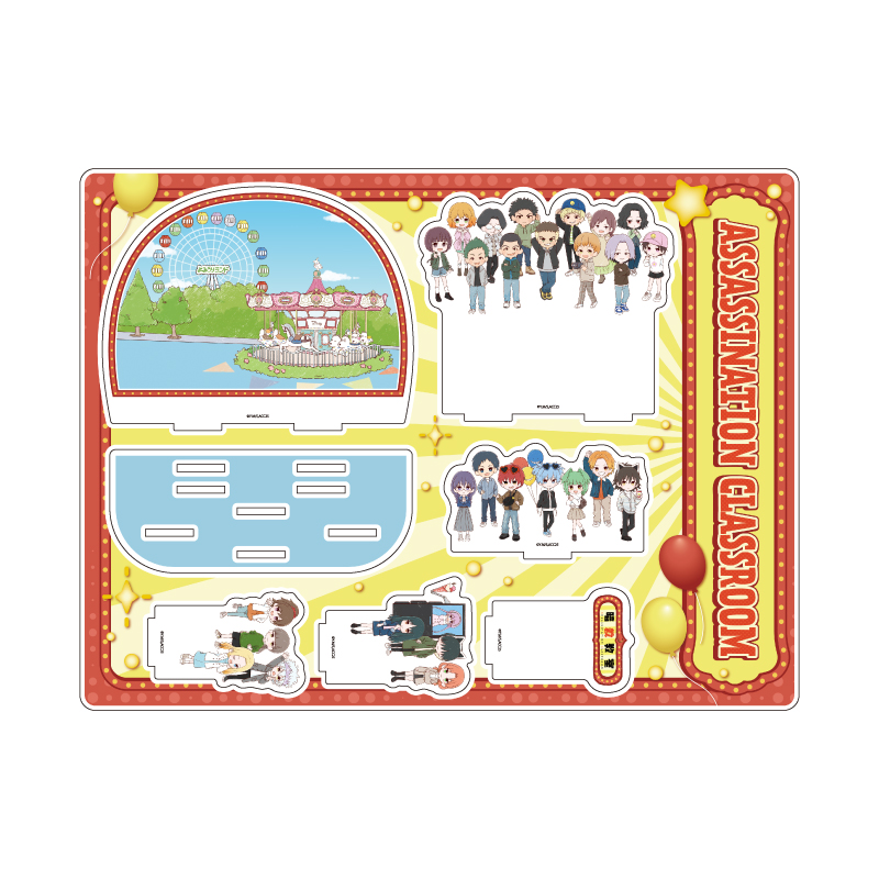 Acrylic Diorama "Assassination Classroom" 02 Amusement Park Ver. (Graff Art Illustration)