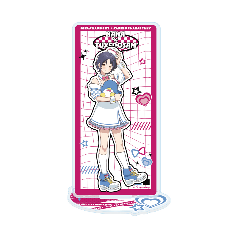 Acrylic Stand "Girls Band Cry" x Sanrio Characters 16 Nana x Tuxedosam (Collaboration Illustration)