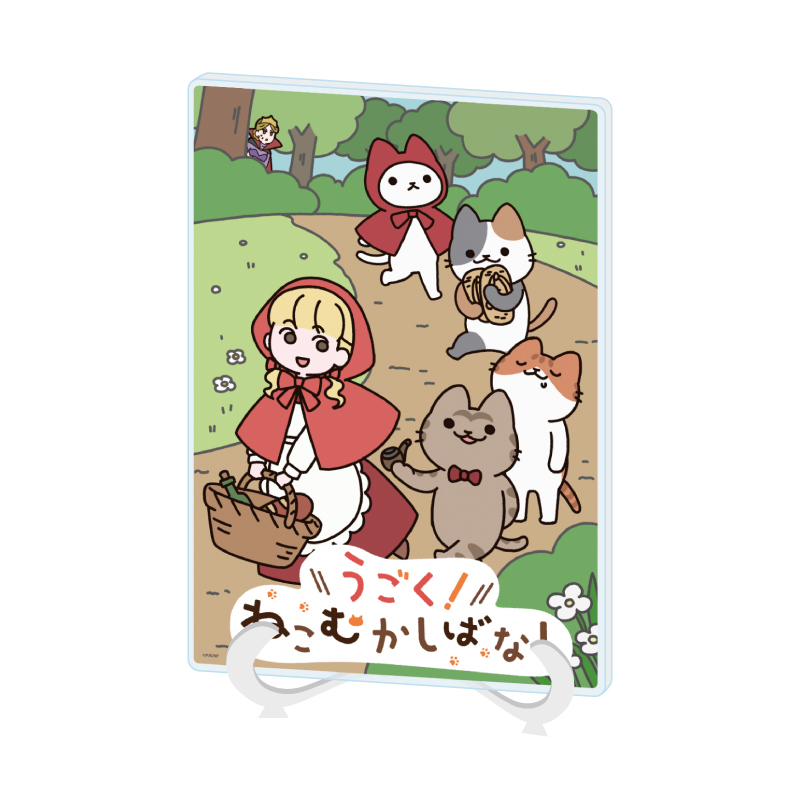 Acrylic Art Board A5 Size "Cat Tales" 01 A (Official Illustration)