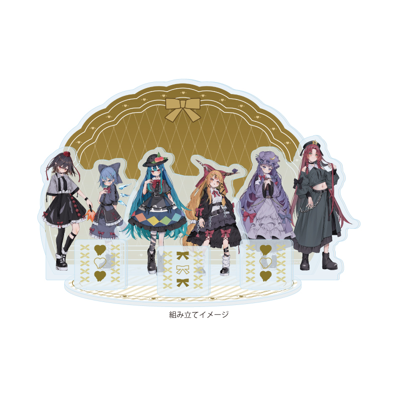 Acrylic Diorama "Touhou Project" 04 Group Design Yami Kawaii Ver. (Original Illustration)