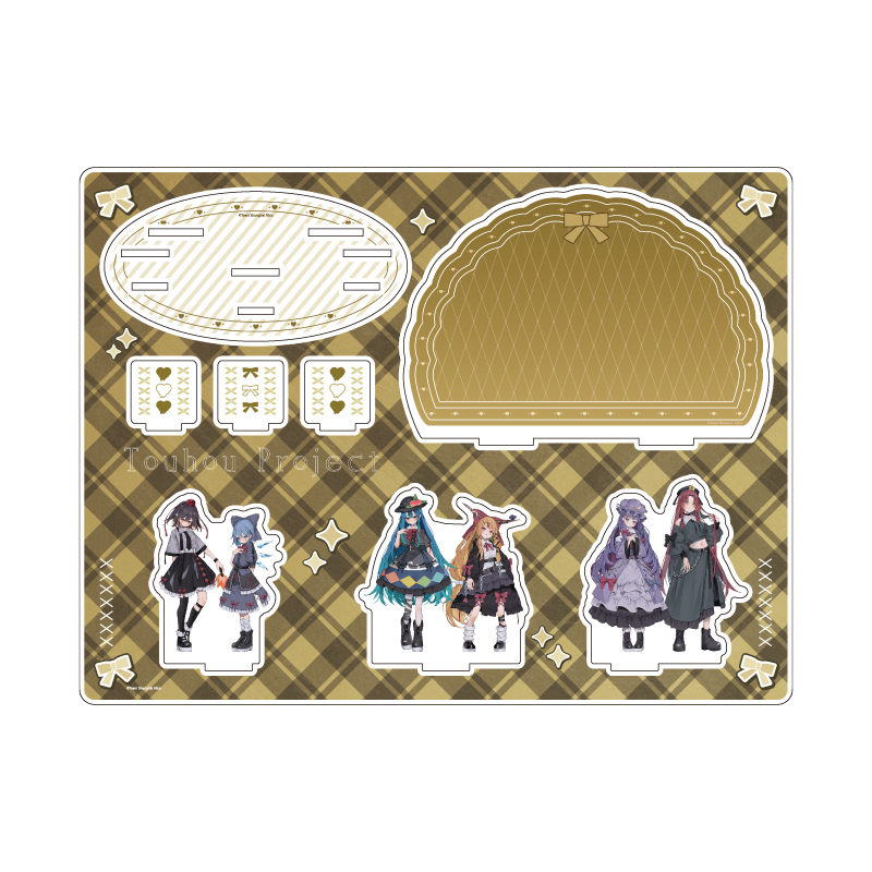 Acrylic Diorama "Touhou Project" 04 Group Design Yami Kawaii Ver. (Original Illustration)