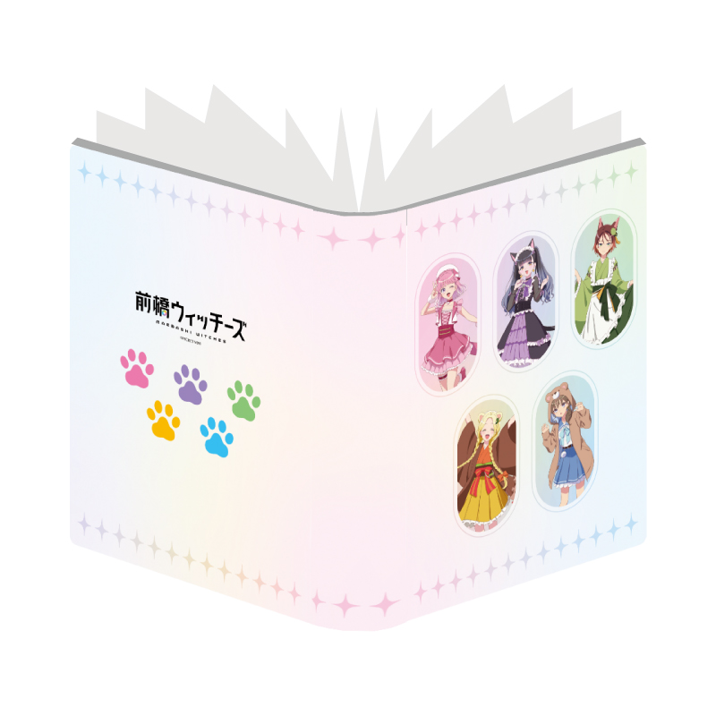 Premium Postcard Holder "Maebashi Witches" 01 Animal Ver. (Original Illustration)