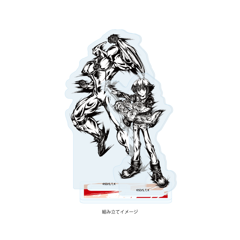 Acrylic Stand Plate "Yu-Gi-Oh! Duel Monsters GX" 06 Yuki Jaden (Sumie Illustration)