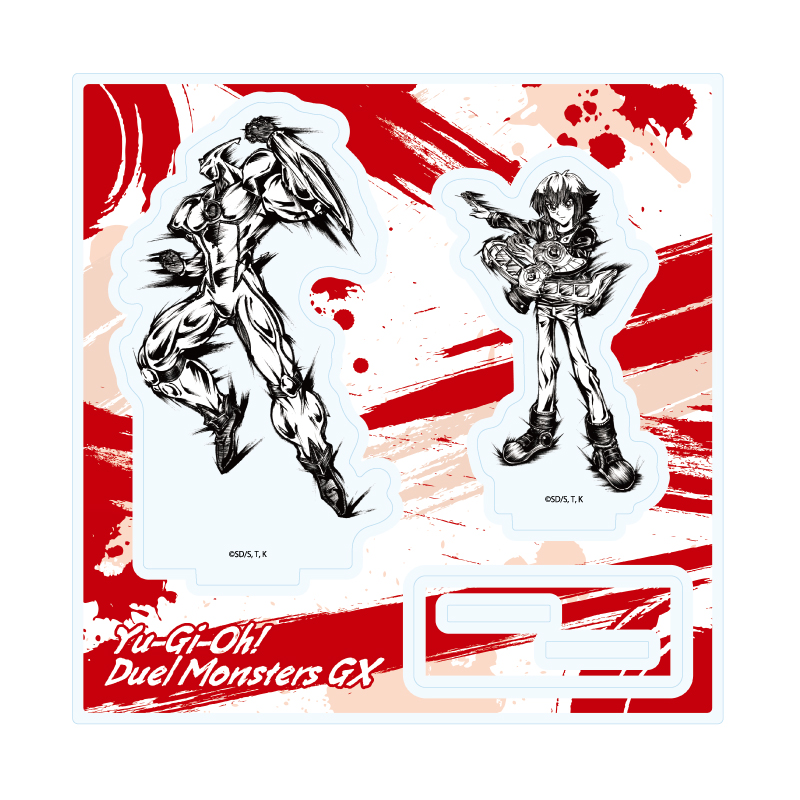 Acrylic Stand Plate "Yu-Gi-Oh! Duel Monsters GX" 06 Yuki Jaden (Sumie Illustration)