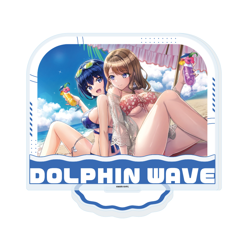 Acrylic Stand "Dolphin Wave" 92 D (Official Illustration)