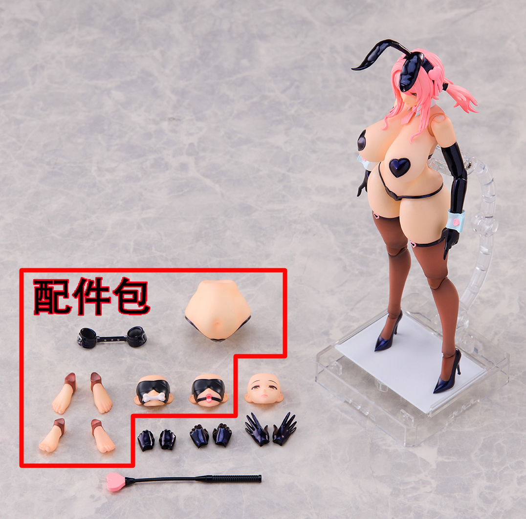 BISHOUCRAFT REVERSE BUNNY GIRL NICOLE 1/12 SCALE ACTION FIGURE OPTION PARTS SET