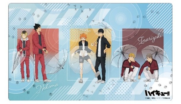 "Haikyu!!" Rubber Desk Mat Collection Rain (Group)