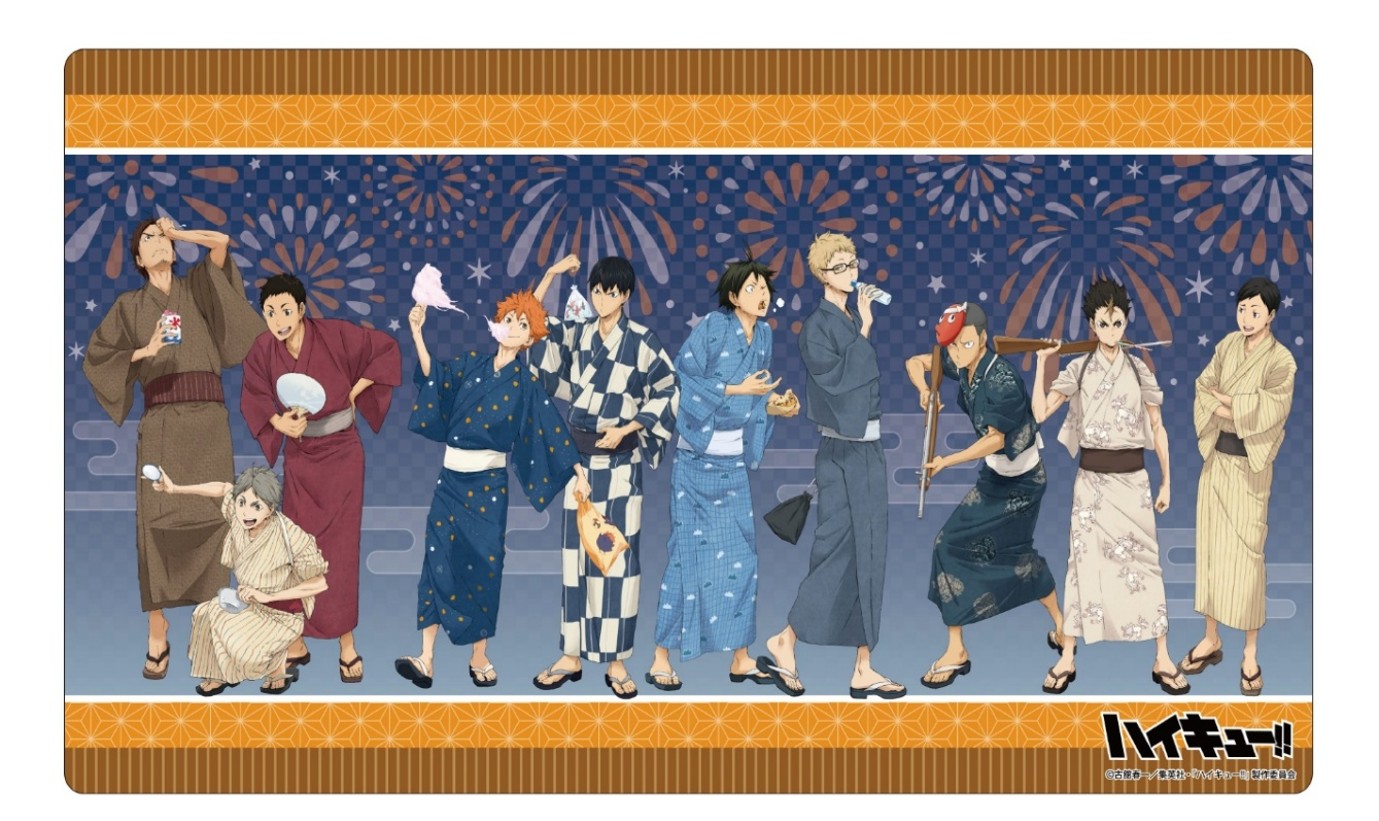 "Haikyu!!" Rubber Desk Mat Collection Yukata