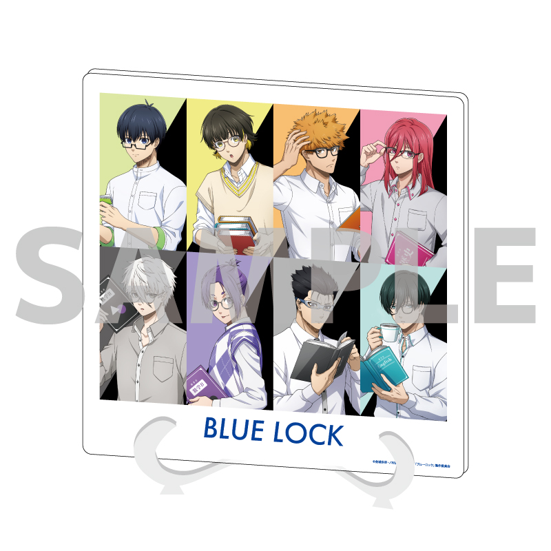 Acrylic Art Board "Blue Lock" 02 Glasses Ver. Group Design (Original Illustration)