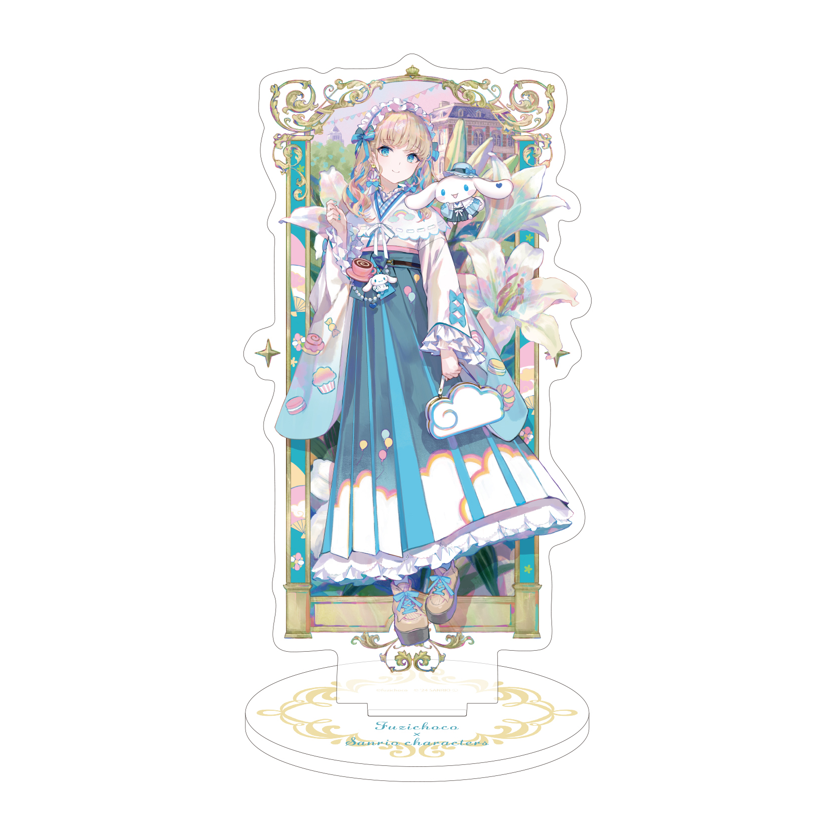 Acrylic Stand Fuzichoco x Sanrio Characters 04 Cinnamoroll Ver. (Collaboration Illustration)