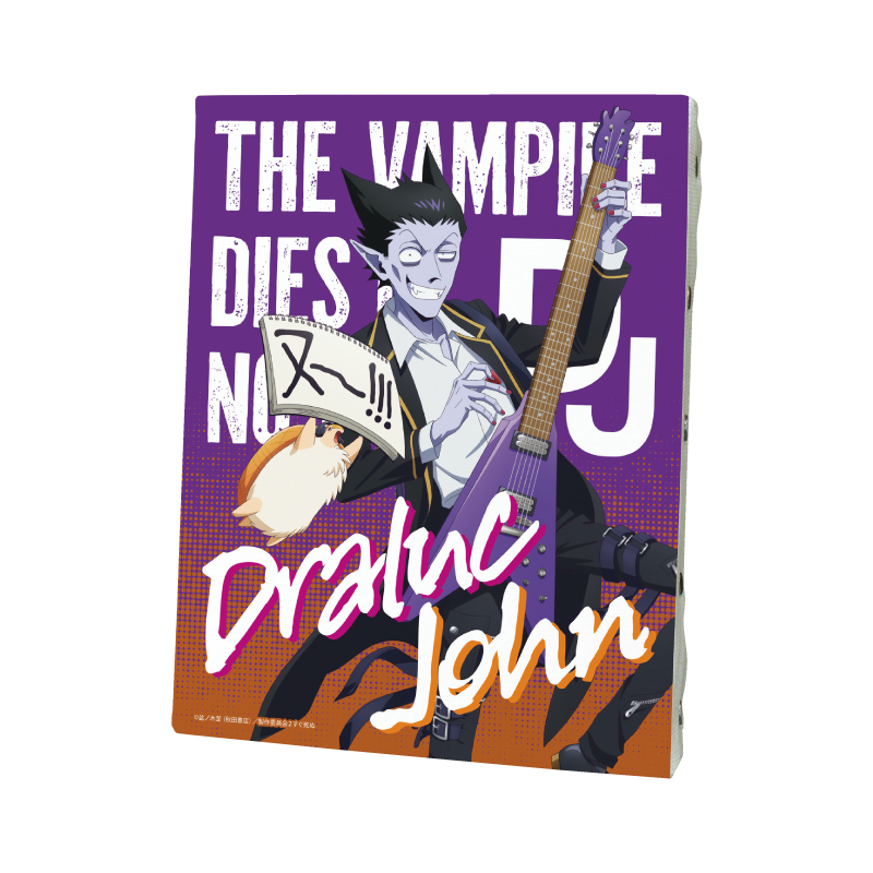 Canvas Board "The Vampire dies in no time. 2" 02 Draluc & John (Original Illustration)