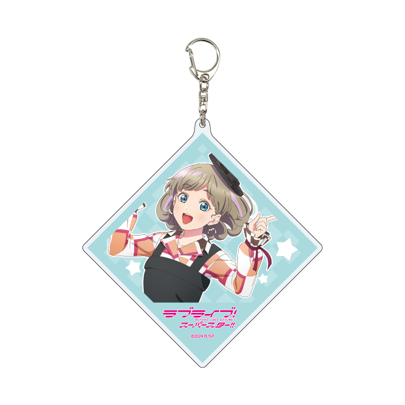 Deka Acrylic Key Chain "Love Live! Superstar!!" 02 Tang Keke (Original Illustration)