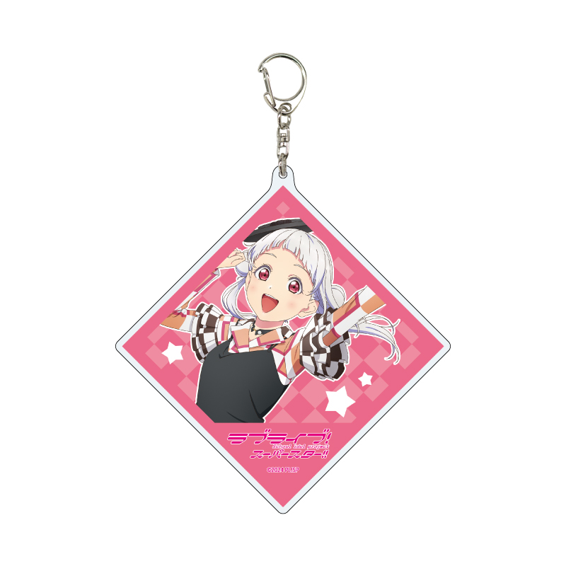 Deka Acrylic Key Chain "Love Live! Superstar!!" 03 Arashi Chisato (Original Illustration)