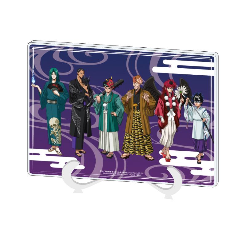 Acrylic Art Board A5 Size "YuYu Hakusho" 04 Group Design Hyakki Yakou Ver. (Original Illustration)