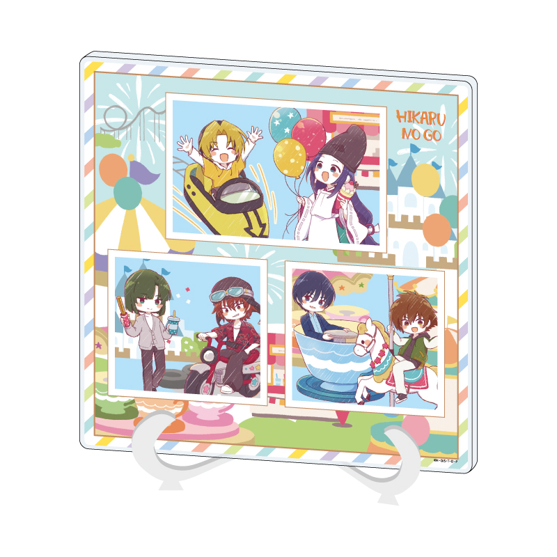 Acrylic Art Board "Hikaru no Go" 07 Group Design Amusement Park Ver. (Graff Art Illustration)