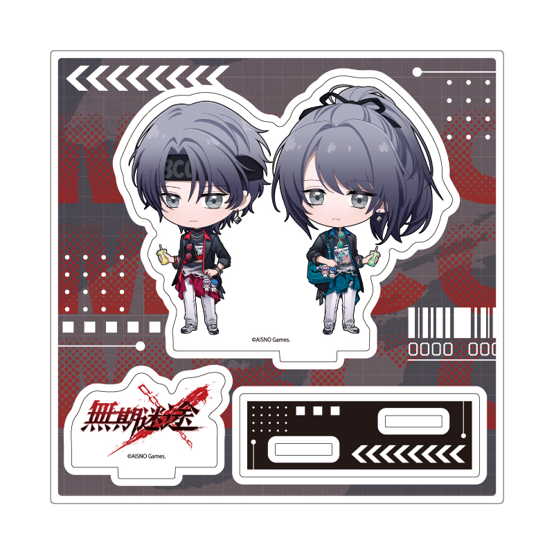 Acrylic Stand Plate "Path to Nowhere" 01 Chief (Mini Character Illustration)