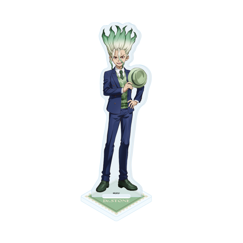 Acrylic Stand "Dr. Stone" 49 Argyle Pattern Ver. Ishigami Senku (Original Illustration)