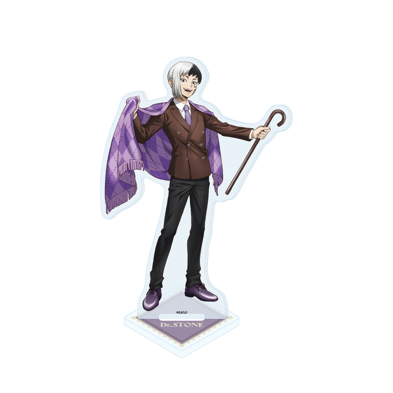 Acrylic Stand "Dr. Stone" 50 Argyle Pattern Ver. Asagiri Gen (Original Illustration)