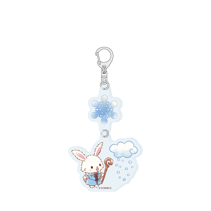 Linked Acrylic Key Chain Sanrio Characters 07 Wish me mell (Graff Art Illustration)