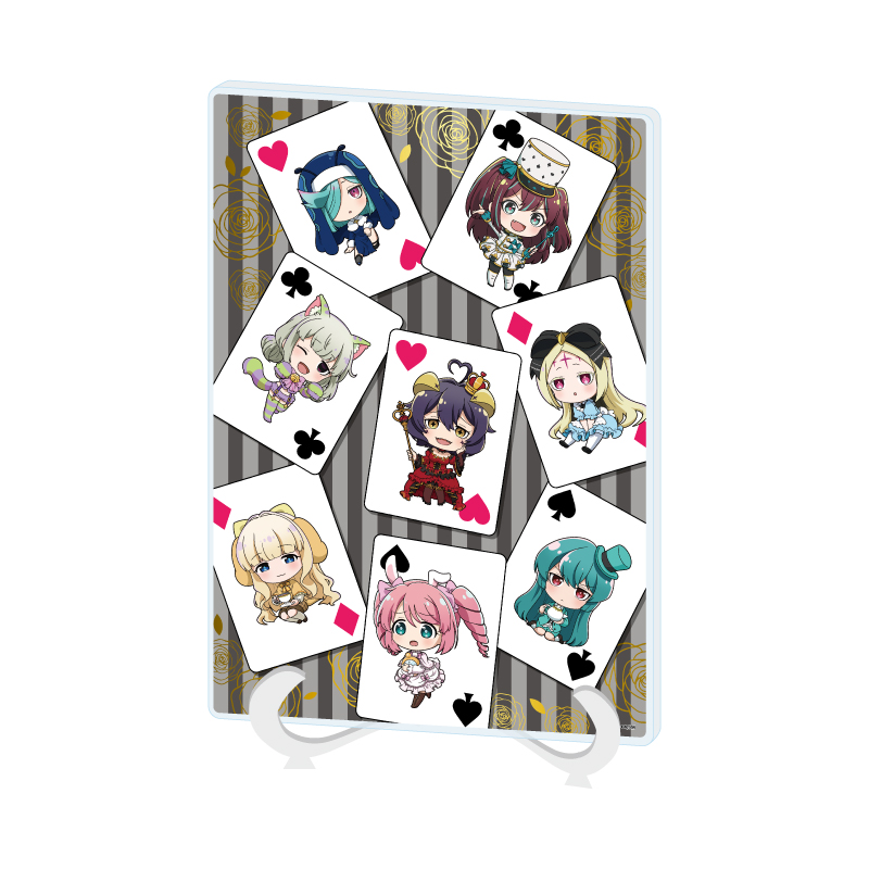 Acrylic Art Board A5 Size "Gushing Over Magical Girls" 03 Group Design (Mini Character Illustration)