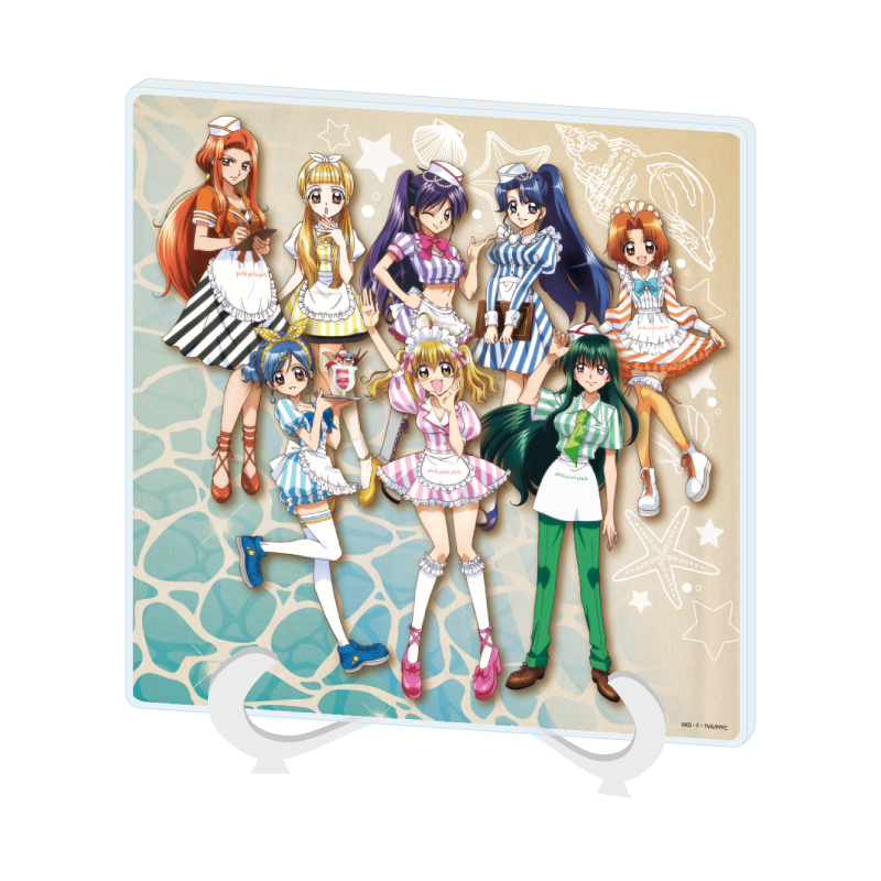 Acrylic Art Board "Mermaid Melody Pichi Pichi Pitch" 01 Group Design Diner Ver. (Original Illustration)