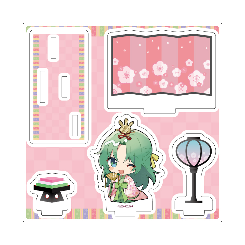 Acrylic Stand Plate "Higurashi: When They Cry - Sotsu" 06 Sonozaki Shion Hina Matsuri Ver. (Mini Character Illustration)