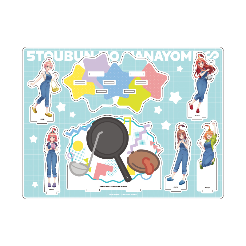 Acrylic Diorama "The Quintessential Quintuplets Specials" 05 Group Design Raiha Outfit Ver. (Official Illustration)