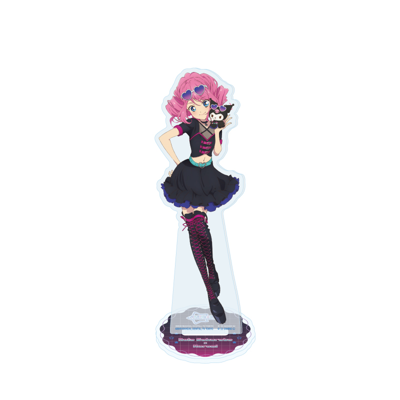 Acrylic Stand "Aikatsu Stars!" x Sanrio Characters 02 Sakuraba Rola x Kuromi (Collaboration Illustration (Life-Size))