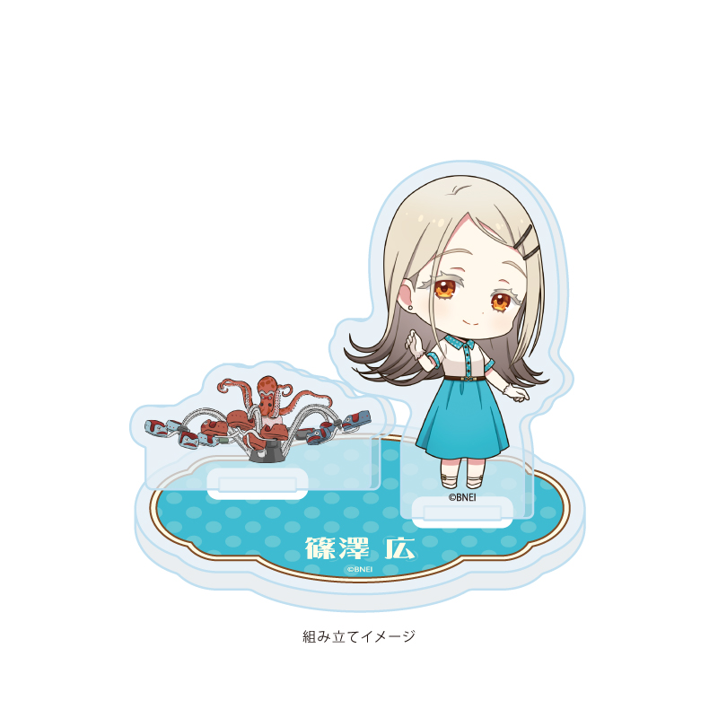 Acrylic Stand Plate "The Idolmaster" Series x Seibuen Amusement Park LETRO FES 30 Shinosawa Hiro