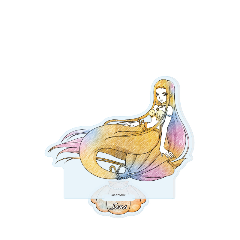 Acrylic Stand "Mermaid Melody Pichi Pichi Pitch" 25 Sara (Graff Art Sketch Illustration)