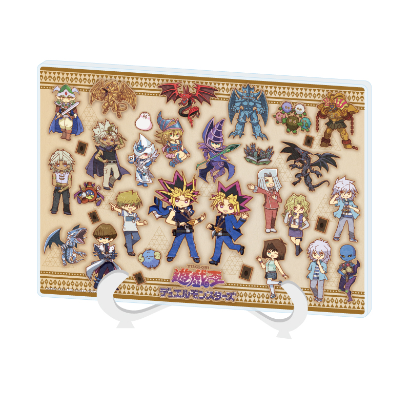 Acrylic Art Board A5 Size "Yu-Gi-Oh! Duel Monsters" 03 Group Design (Retro Art Illustration)