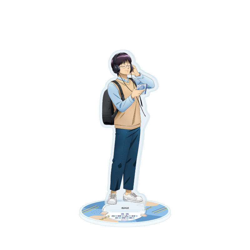 Acrylic Stand "3-Z Class Ginpachi-sensei" 02 Shimura Shinpachi Holiday Ver. (Original Illustration)