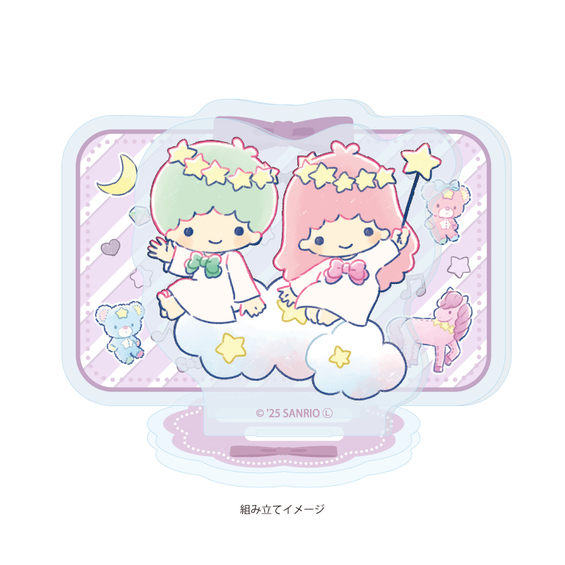 Acrylic Stand Plate Sanrio Characters 13 Little Twin Stars (Graff Art Illustration)