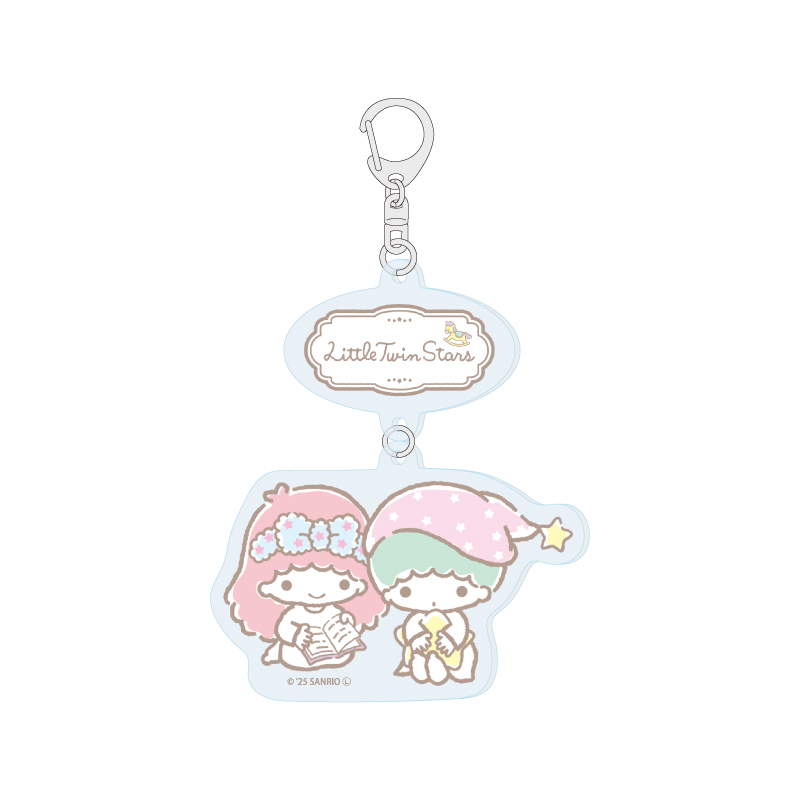 Linked Acrylic Key Chain Sanrio Characters 15 Little Twin Stars (Official Illustration)