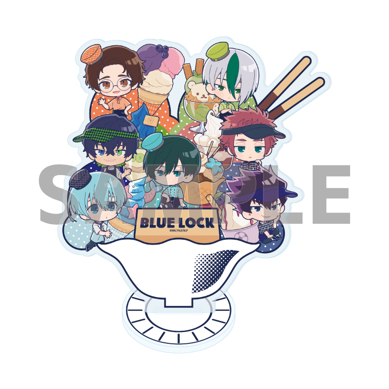 Acrylic Stand "Blue Lock" 22 Pattern B Ice Cream Ver. (Mini Character Illustration)