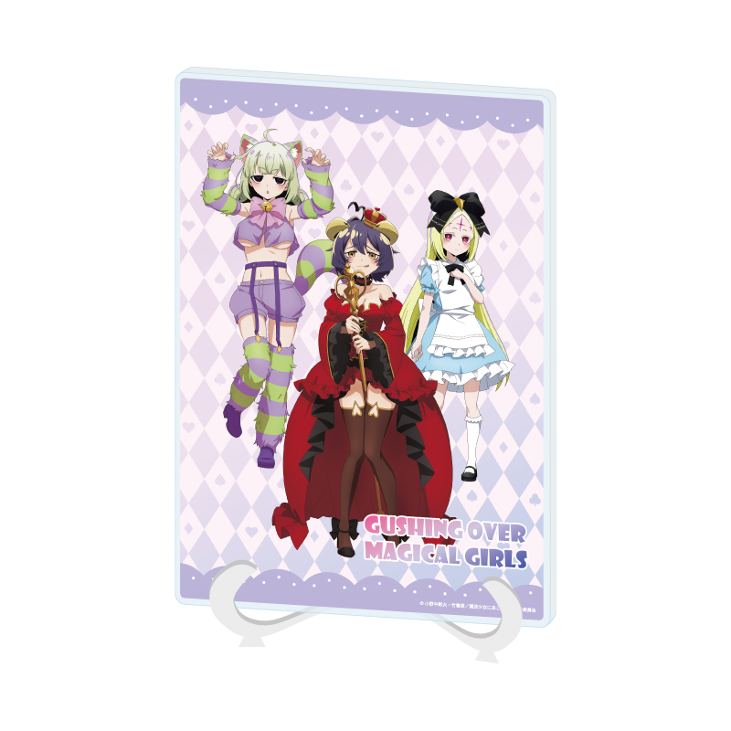 Acrylic Art Board A5 Size "Gushing Over Magical Girls" 04 A (Original Illustration)