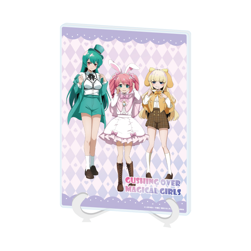 Acrylic Art Board A5 Size "Gushing Over Magical Girls" 06 C (Original Illustration)