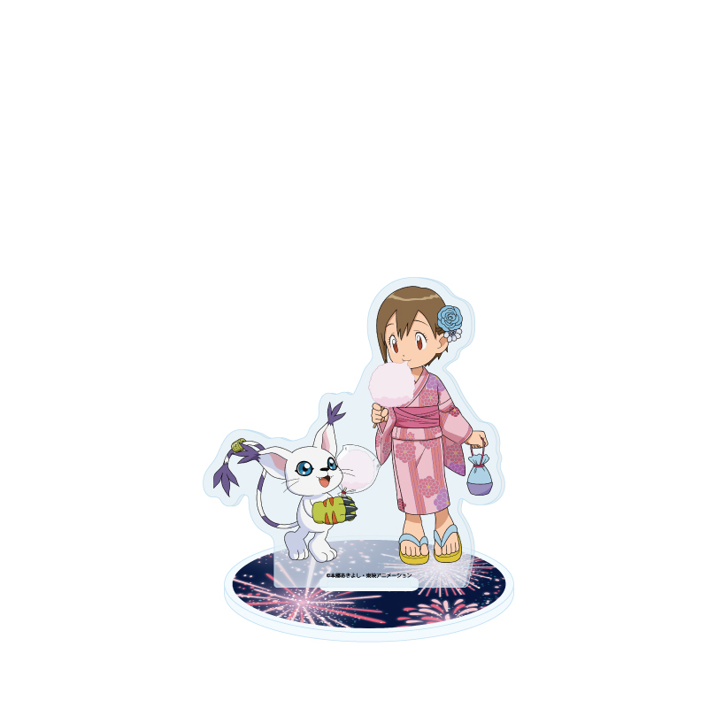Acrylic Stand "Digimon Adventure" 24 Yagami Hikari & Tailmon Yukata Ver. (Original Illustration)