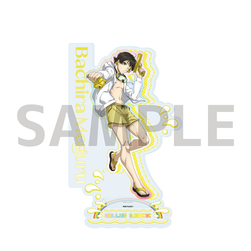 Acrylic Stand "Blue Lock" 34 Bachira Meguru Swimwear Ver. (Original Illustration)