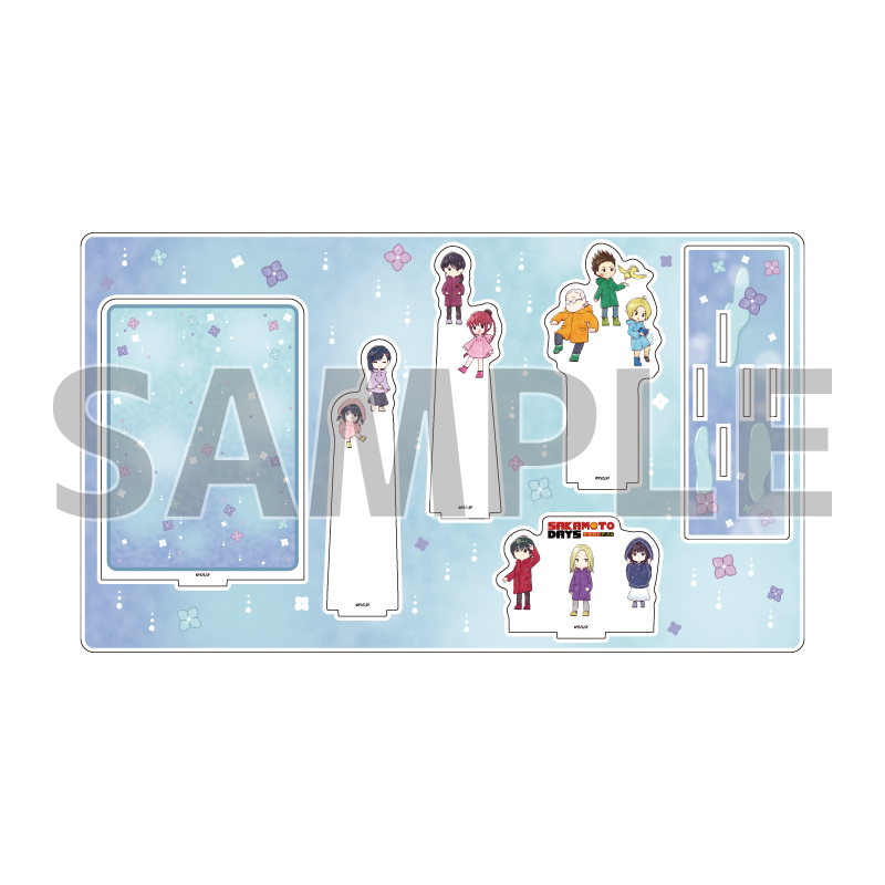 Premium Acrylic Diorama Plate "Sakamoto Days" 04 Rainy Season Ver. (Graff Art Illustration)