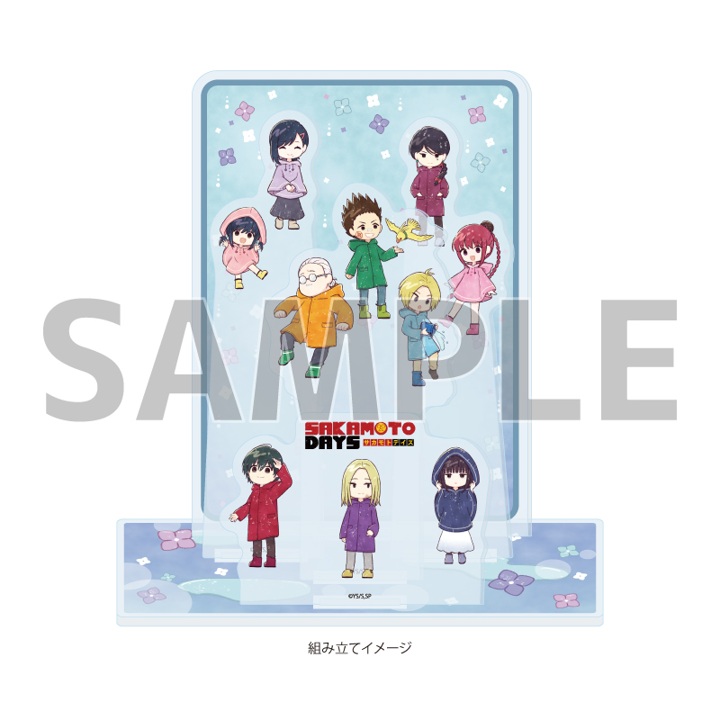 Premium Acrylic Diorama Plate "Sakamoto Days" 04 Rainy Season Ver. (Graff Art Illustration)