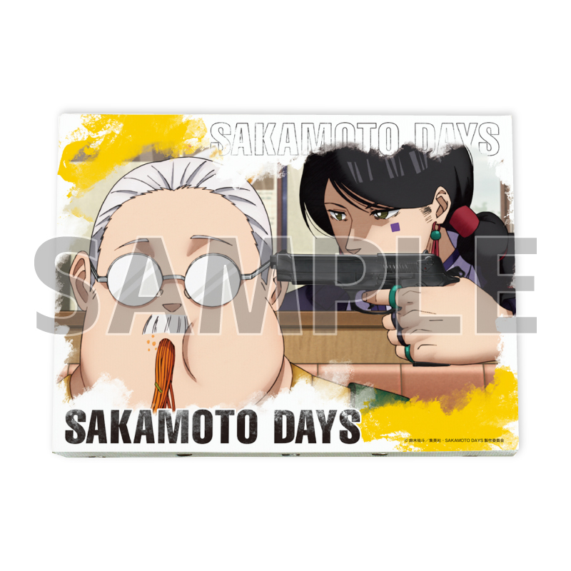 Canvas Board "Sakamoto Days" 04 Sakamoto Taro & Lu Wutang (Scenes Illustration)
