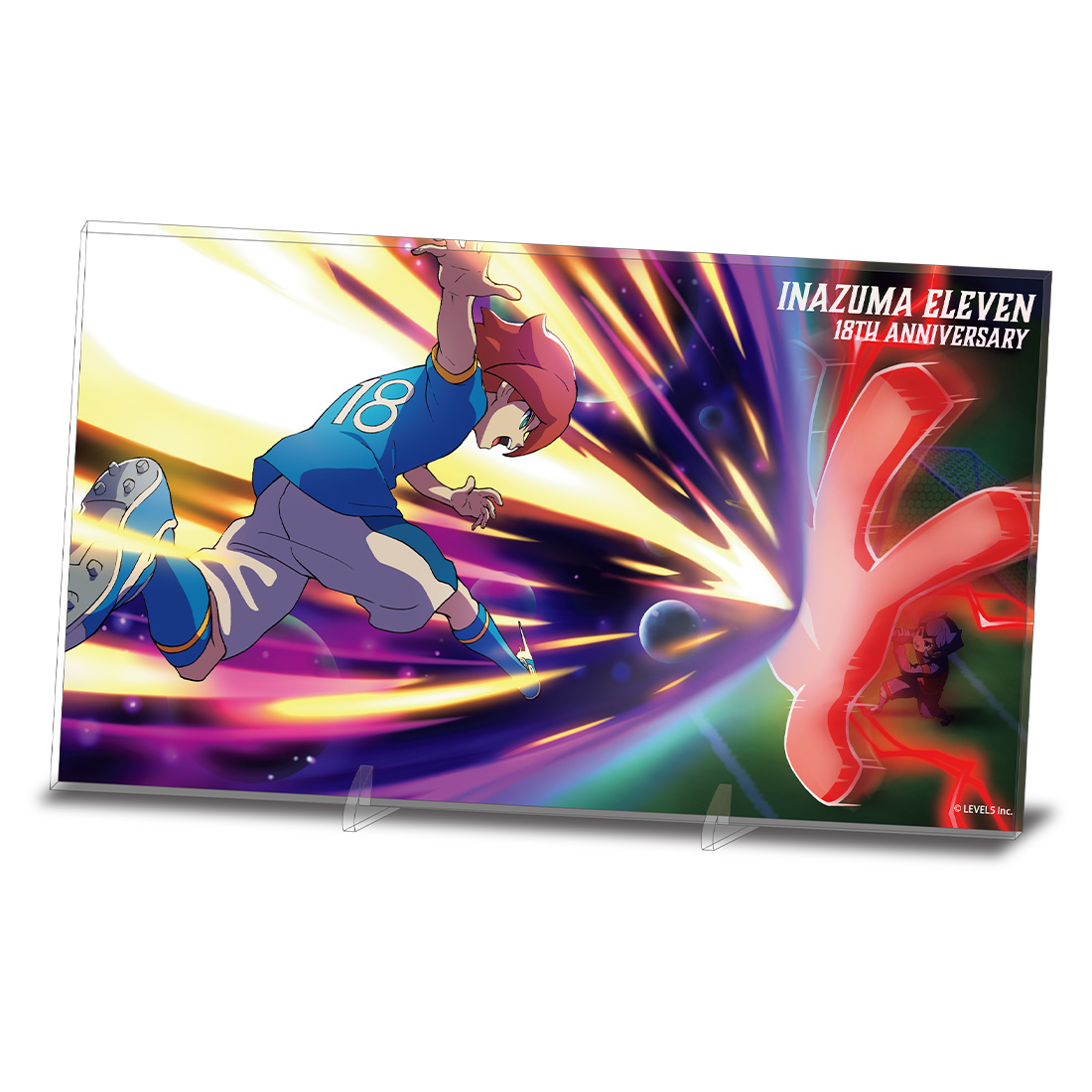 "Inazuma Eleven" 18th Anniversary Illustration Aurora Acrylic Panel