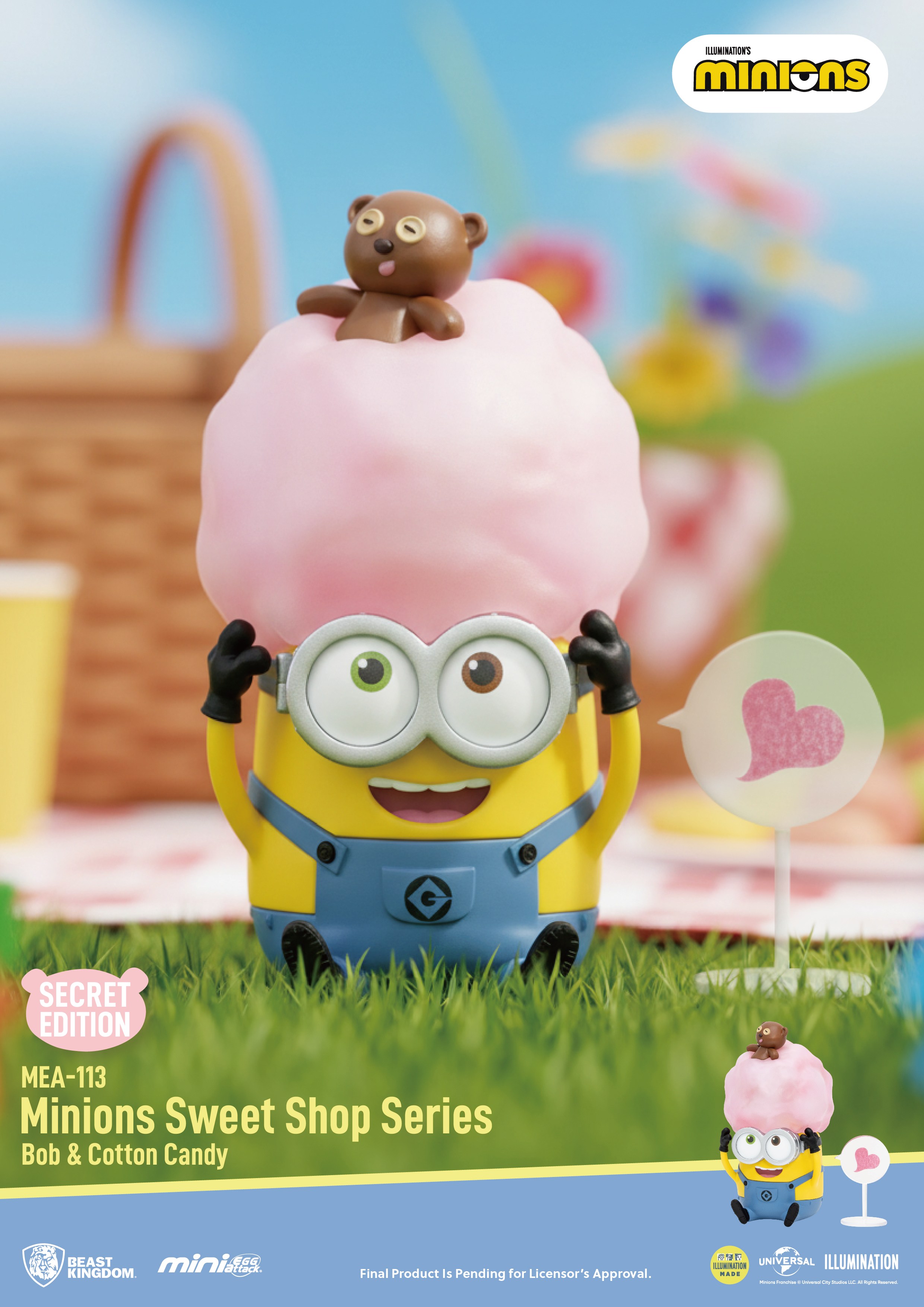 [Pre-order] MEA-113 "Minions" sweet shop series Blind box set (6pcs)
