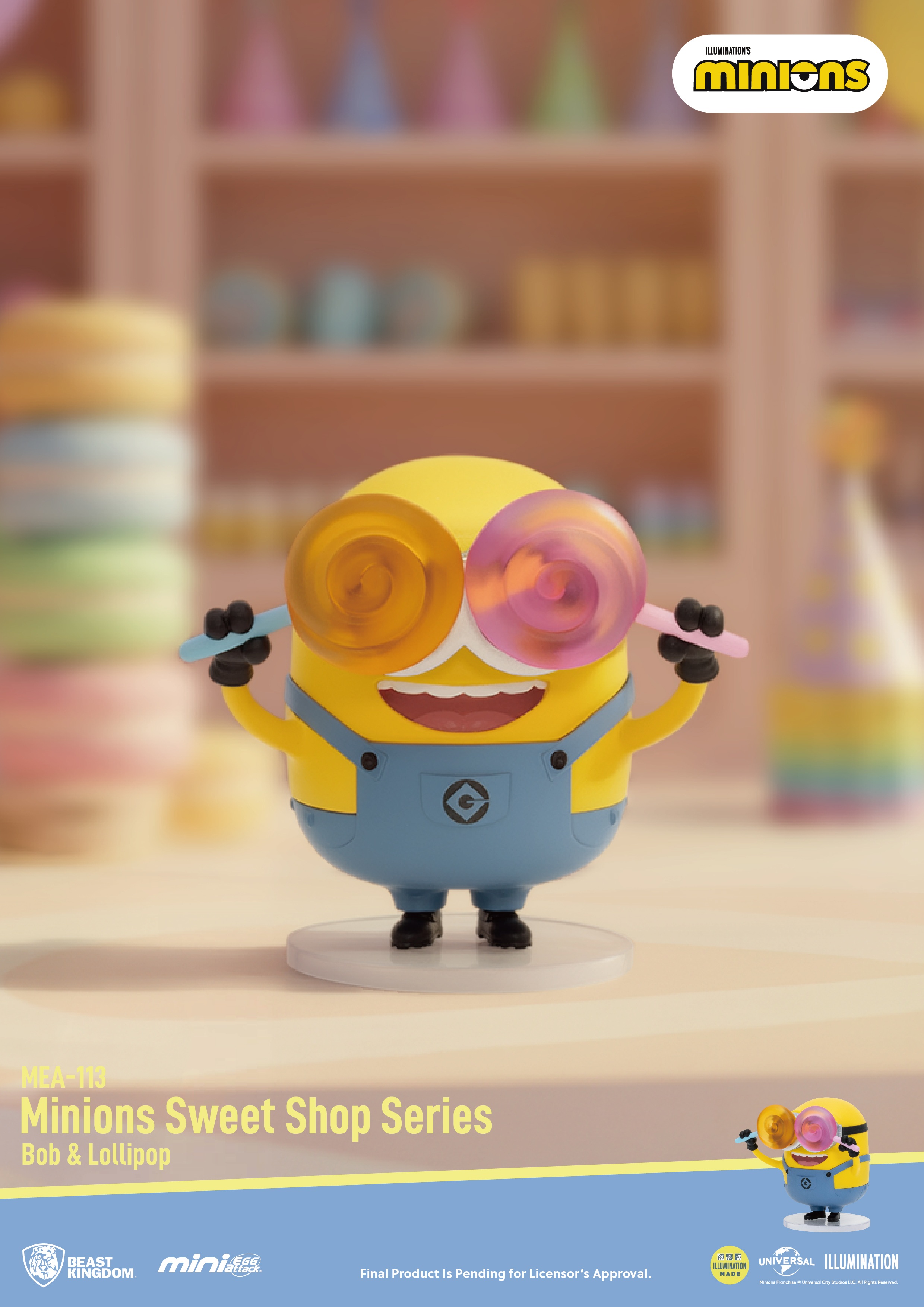 [Pre-order] MEA-113 "Minions" sweet shop series Blind box set (6pcs)