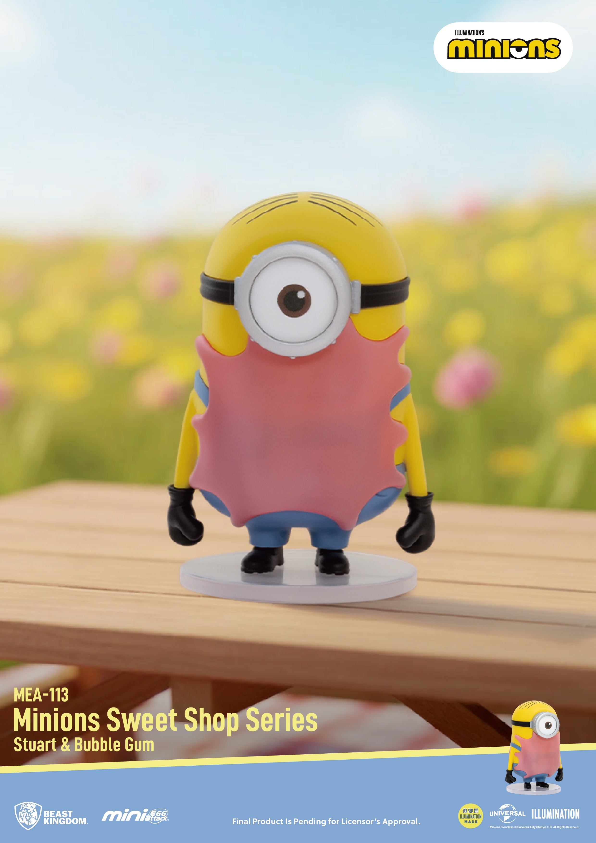 [Pre-order] MEA-113 "Minions" sweet shop series Blind box set (6pcs)