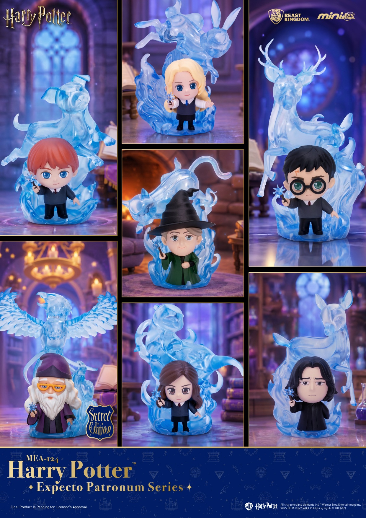 [Pre-order] MEA-124 "Harry Potter" Expecto Patronum Series Blind box set (6pcs)