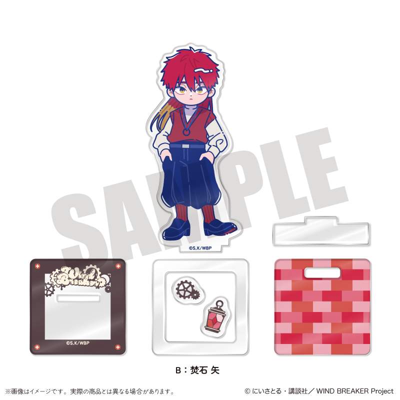 "Wind Breaker" Newtoro Birthday Goods Takiishi Chika Acrylic Stand B