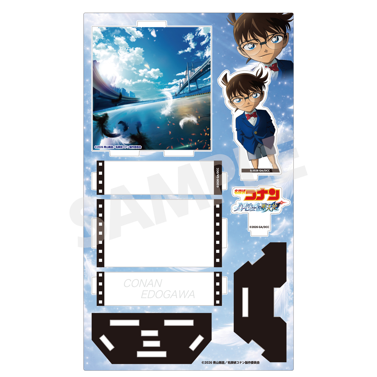"Detective Conan: Fallen Angel of the Highway" Show Window Style Acrylic Stand Edogawa Conan