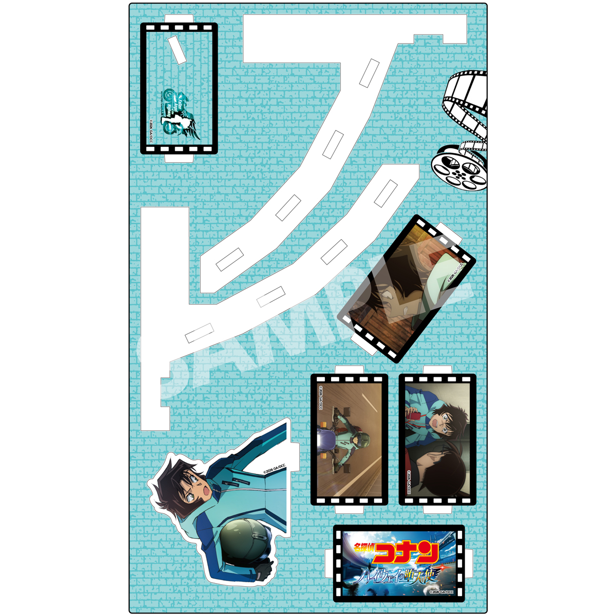 "Detective Conan: Fallen Angel of the Highway" Memory Reel Diorama Acrylic Stand Sera Masumi
